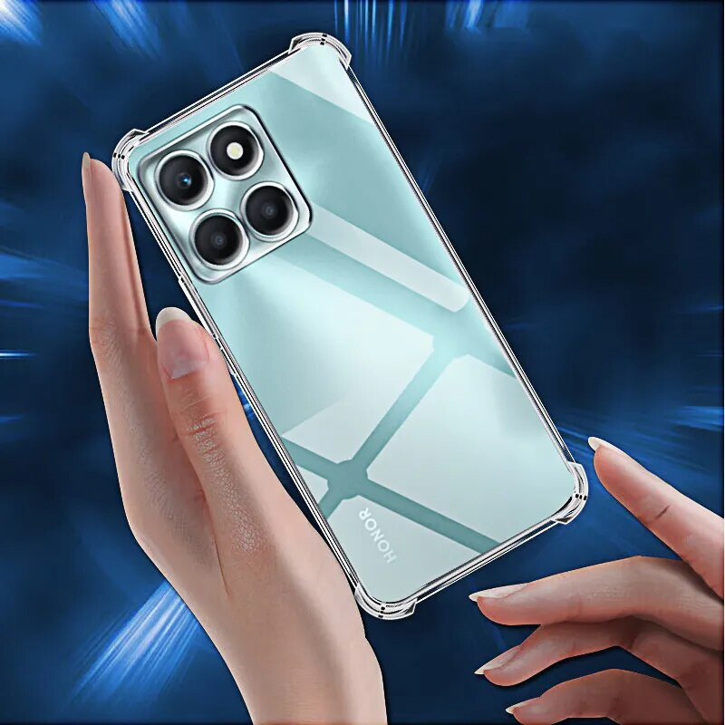 Klare transparente Hülle für Huawei Honor X6a X9a X8a X7a X7 X8 5G 4G X9 X5 X6 Silikon-Rückseite, dünne, weiche TPU-Hüllen_voghion.com
