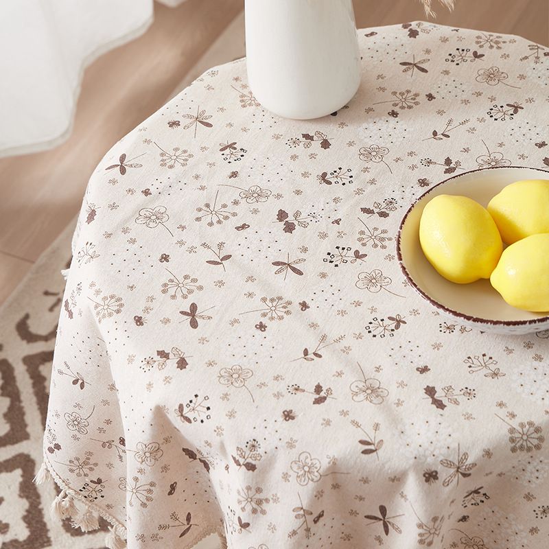 Minimalist Cotton-Polyester Tablecloth – Durable & Heat-Resistant Rectangle Cover For Dining Table, Coffee Table | Slip-Proof & Easy-Clean_voghion.com
