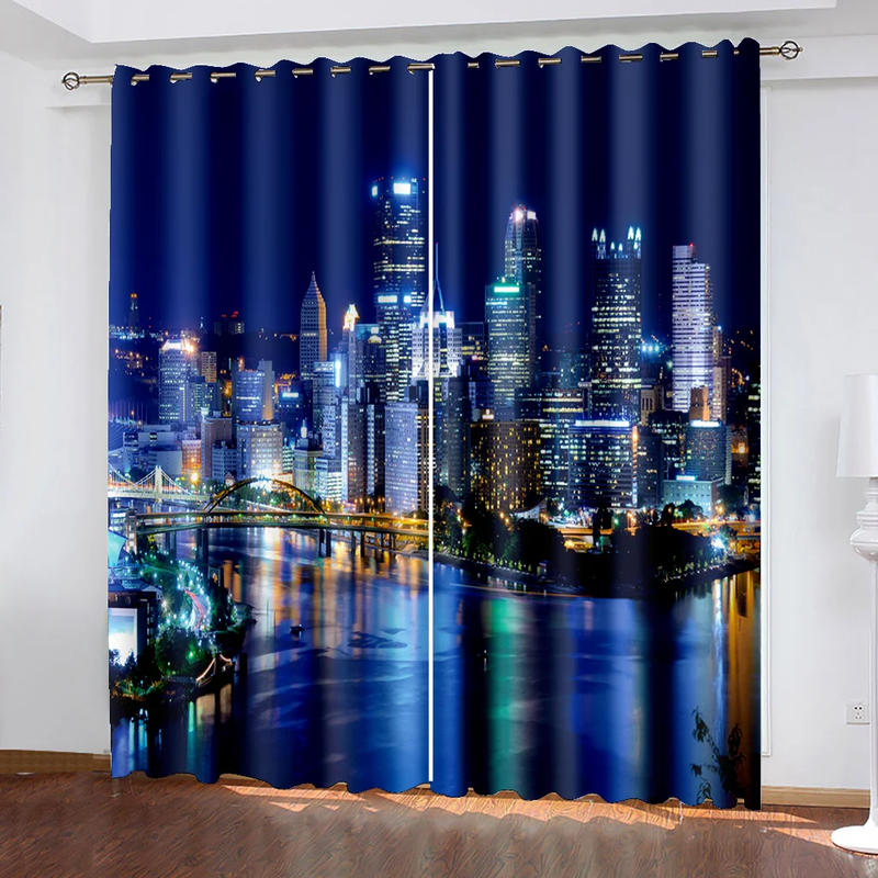 High Shading Curtains Angel Architecture Monuments Sadness Gothic Mysticism Theme Greek Artwork Thick Blackout Material Drape_voghion.com