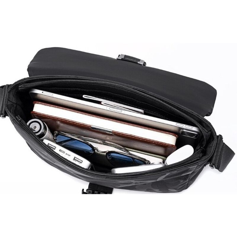 Borsa a tracolla di nuovo stile per uomo, borsa a tracolla impermeabile per laptop, zaino casual leggero_voghion.com