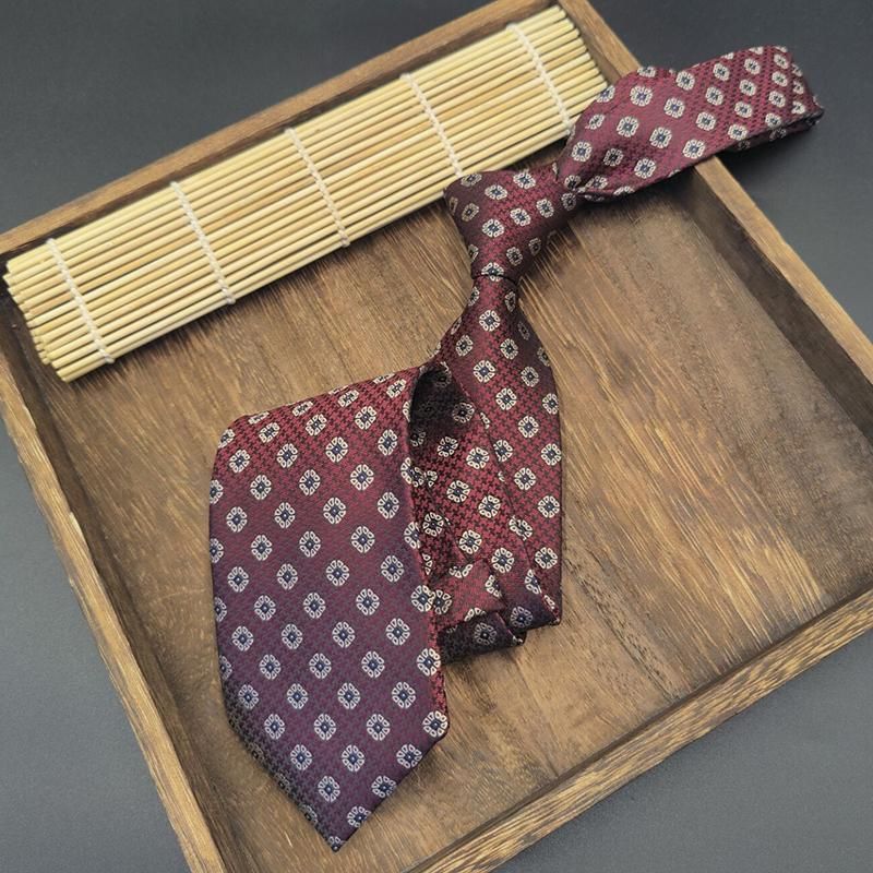 Cravatta da uomo, da 8 cm, in tessuto jacquard retrò, stile formale, casual, da ufficio, da impiegato statale, da matrimonio_voghion.com