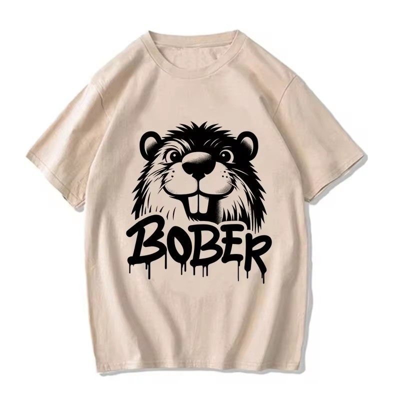 90s Cartoon Bobr Grunge Tshirt Funny Kurwa Bober Mange_voghion.com