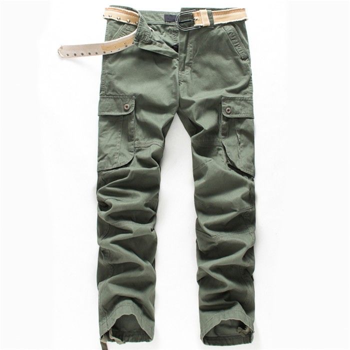 BOLUBAO Neue Cargohose für Männer mit mehreren Taschen, Militär-Camouflage, Trainingshose für Herren, Hose mit elastischer Taille_voghion.com