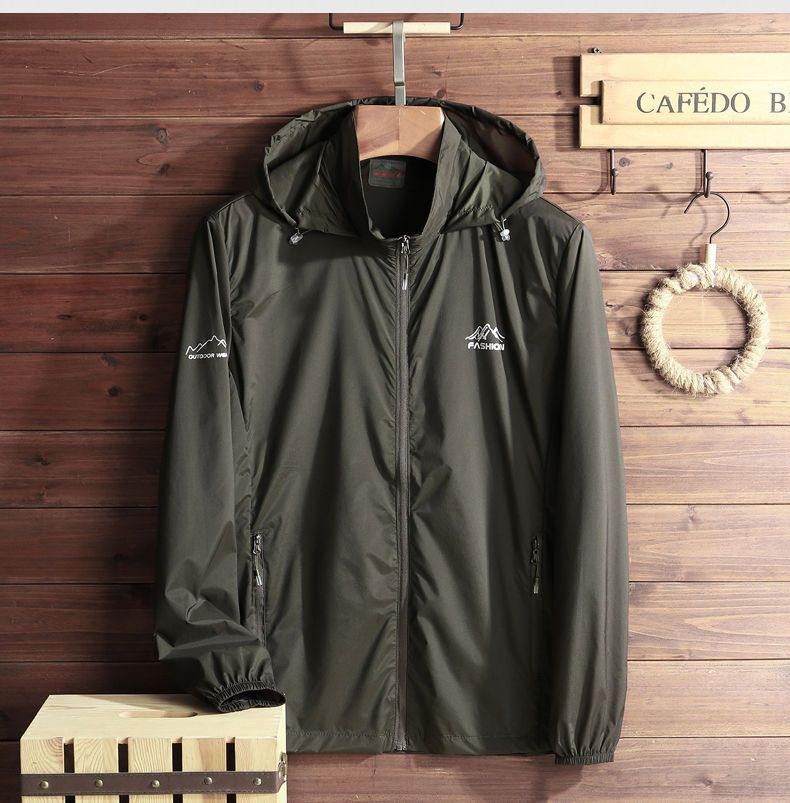 Jpdun Summer Ultra-Thin Breathable Raincoat Sun-Protective Clothing_voghion.com