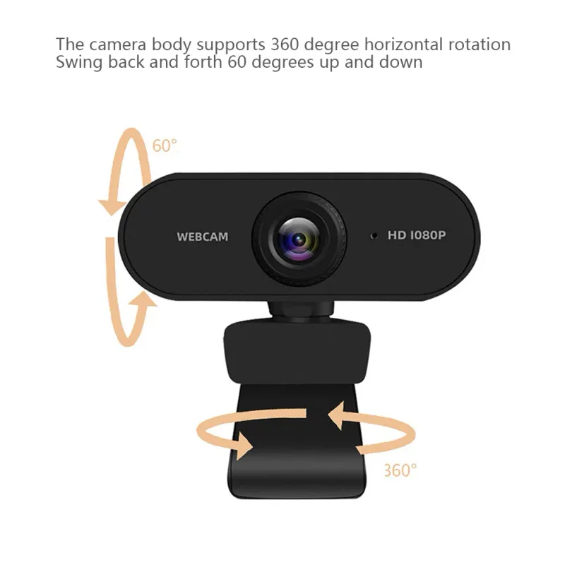 4K Microphone For Computer 2K Mini Webcam PC Laptops Live Streaming FHD 1080P Webcam For Work Meetings With Microphone_voghion.com
