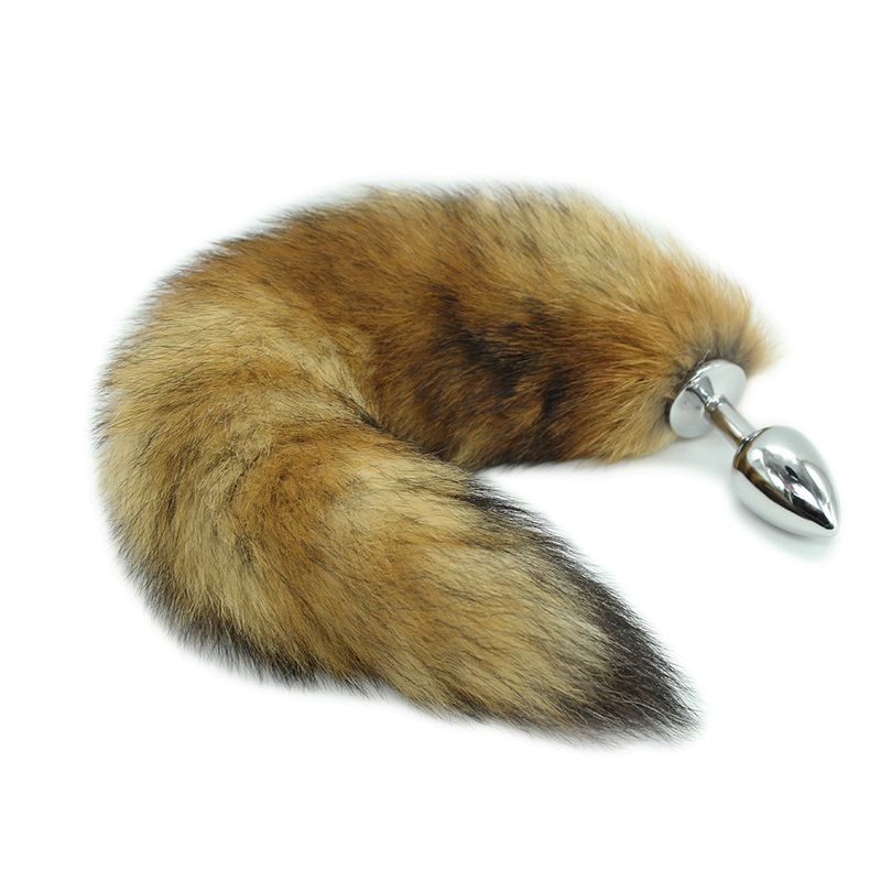 Sex Produkte Masturbation Metall Butt Plug Erwachsene Paar Flirten Frauen Produkte Fuchsschwanz Zubehör Spaß Bondage_voghion.com