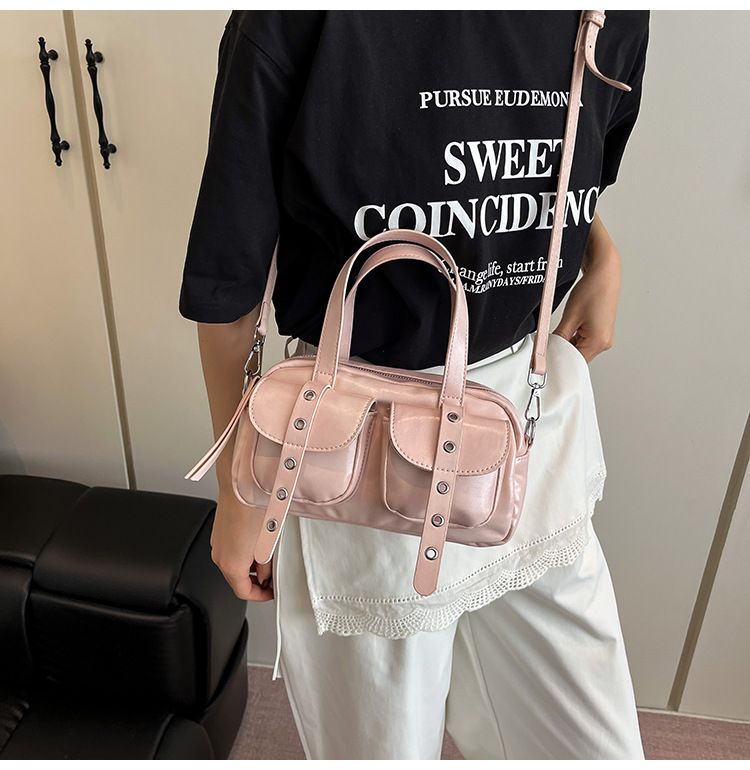 Damentaschen Neuer Modetrend Vielseitige Handheld-Kissentasche High-End-Umhängetasche mit mehreren Taschen in Volltonfarbe für Damen_voghion.com