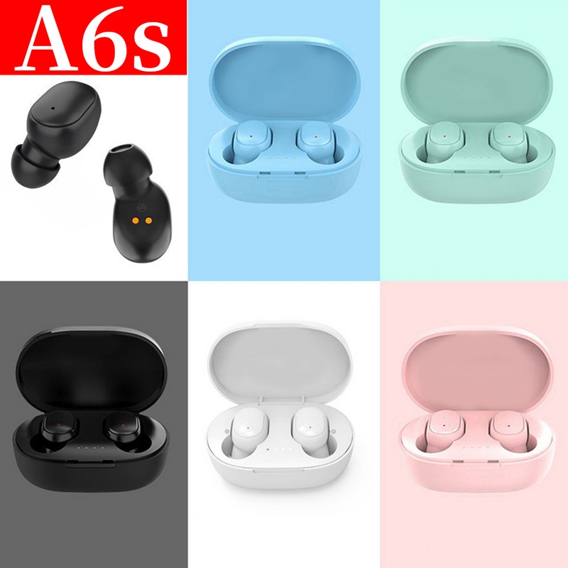 Bluetooth-oortelefoons A6S Draadloze stereobas Dual TWS Gaming-ruisonderdrukking Sport-oordopjes_voghion.com