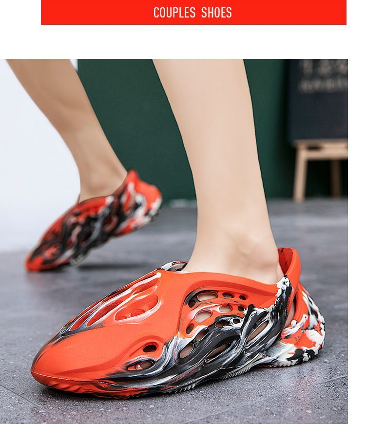 Tolle einheimische Sommersandalen, lässige Sportschuhe mit mittelgroßen Löchern, einfache, stylische Herren- und Kinderschuhe_voghion.com
