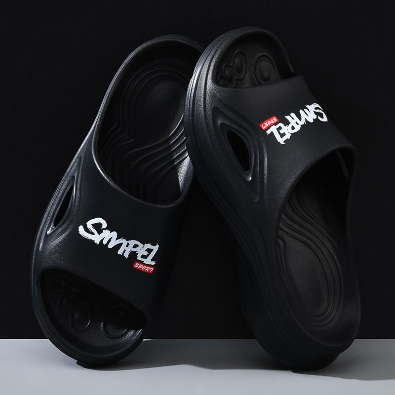 Pantofole estive da uomo One Line, versatili per l'uso all'aperto, inodori, con suola spessa in EVA che aumenta l'altezza._voghion.com