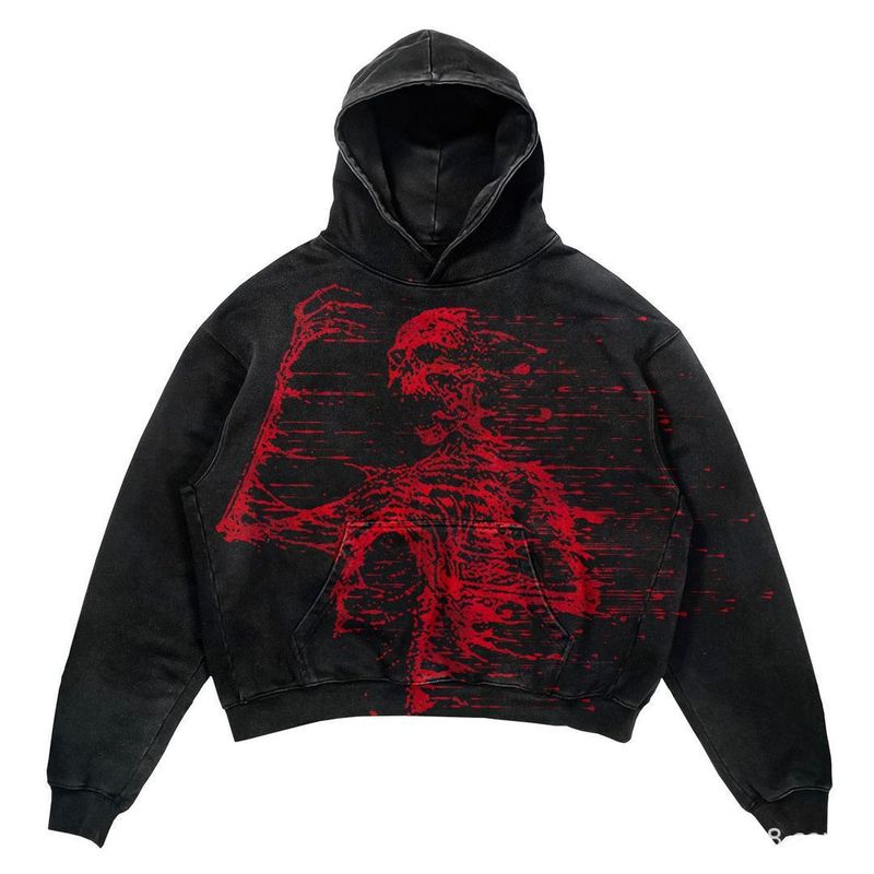Herrenbekleidung trendiges 3D-Digitaldruck-Kapuzenpullover im Hip-Hop-Stil für Erwachsene und Paare, Freizeitjacke_voghion.com