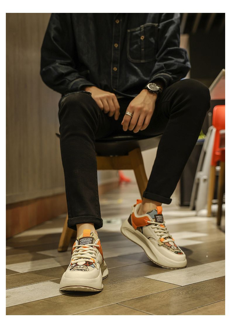 Super Ins Thick Bottom Dad Sports And Leisure Men's Shoes_voghion.com
