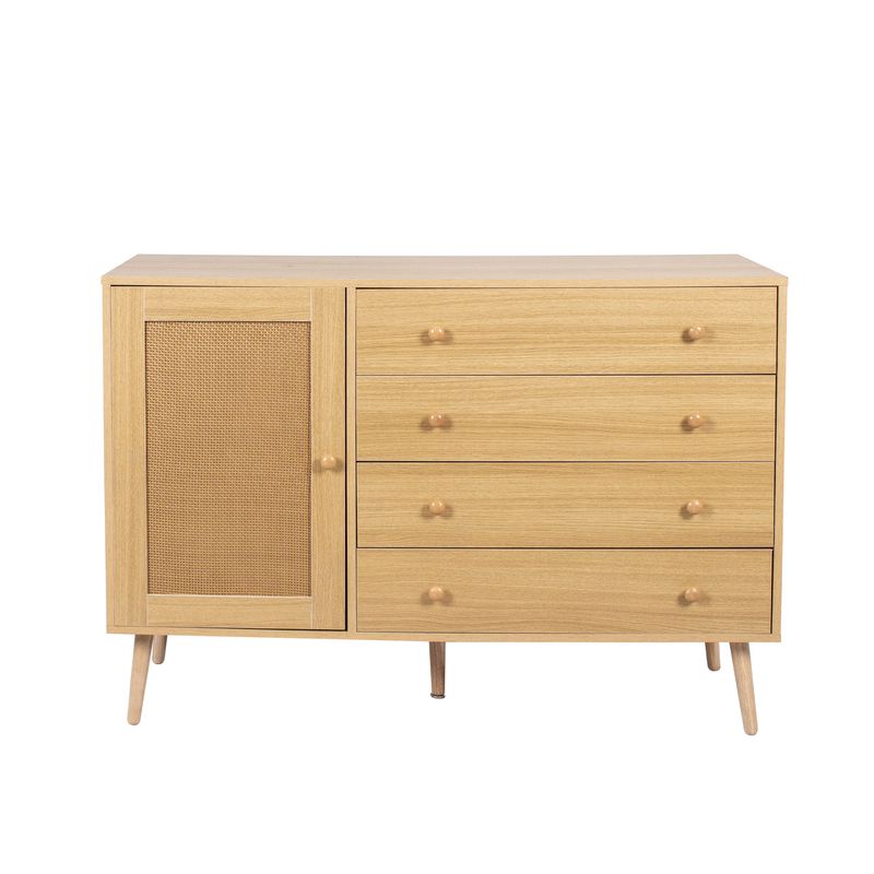 Holzseitenschrank 120 cm con 4 lame e 1 lama_voghion.com