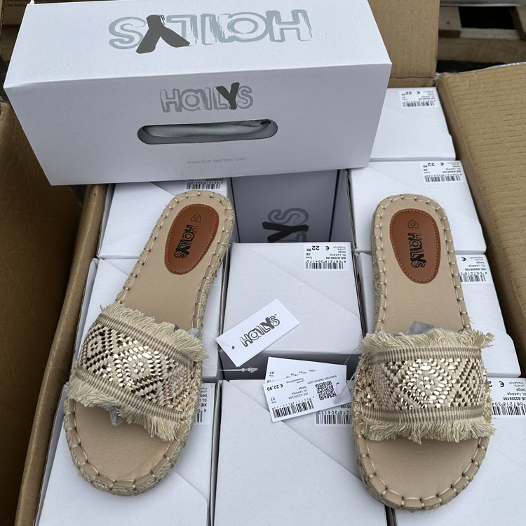 Chaussures de pêcheur en corde de chanvre faites à la main, sandales et pantoufles plates confortables, grande taille pour femmes, vente en gros, nouvelle collection été_voghion.com