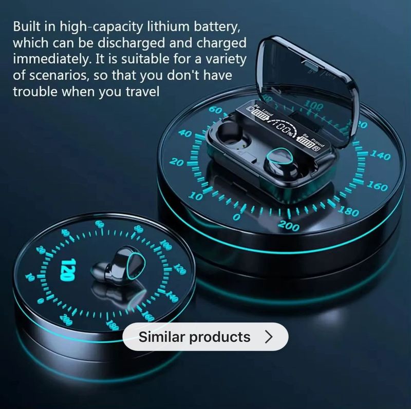 Bluetooth Wireless Headphones TWS Earphones Mini In-Ear Pods For IPhone Android_voghion.com