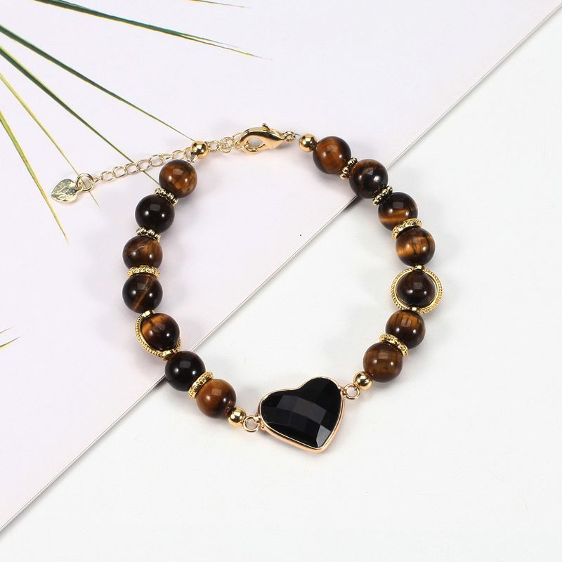 8 cm-es Eye Love Natural karkötő női egyszerű retró faroklánc állítható_voghion.com