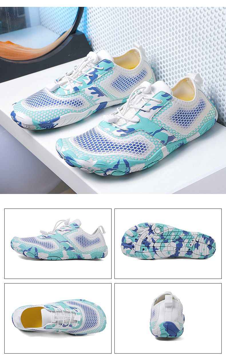 Scarpe unisex per sport acquatici, nuoto, immersioni, spiaggia e attività all'aperto - Design leggero, ad asciugatura rapida e a piedi nudi con suola in gomma antiscivolo_voghion.com