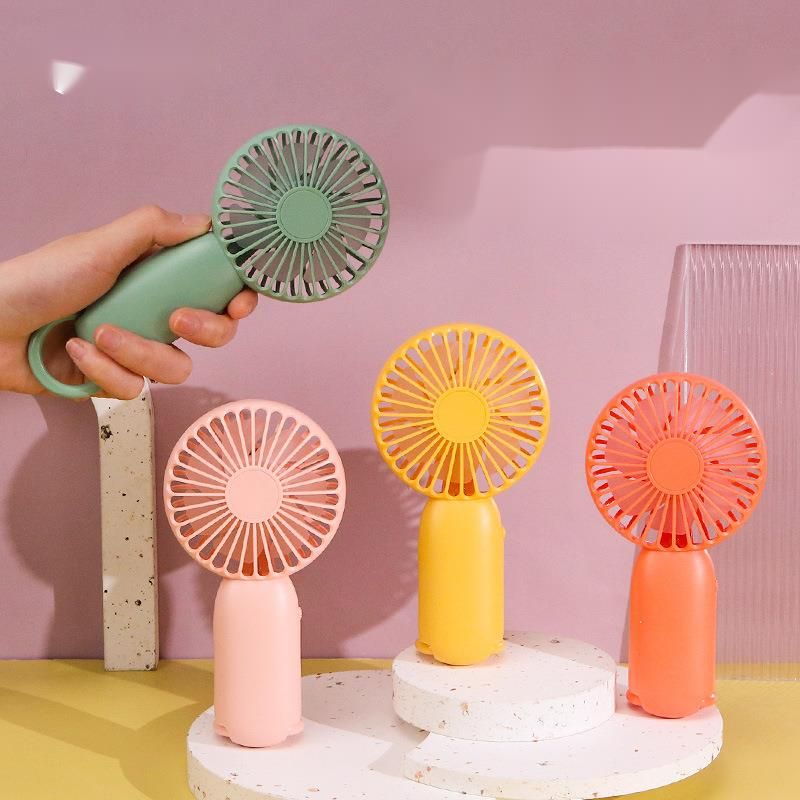 Ventilador portátil portátil Drip Simple Candy Color recarregável por USB Mini presente publicitário_voghion.com