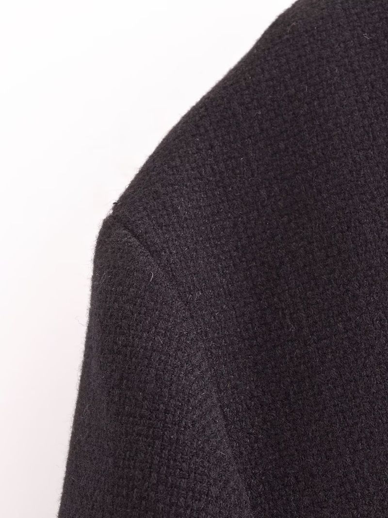 Women s clothing autumn and winter new fashionable temperament small fragrant style coarse spinning short jacket_voghion.com
