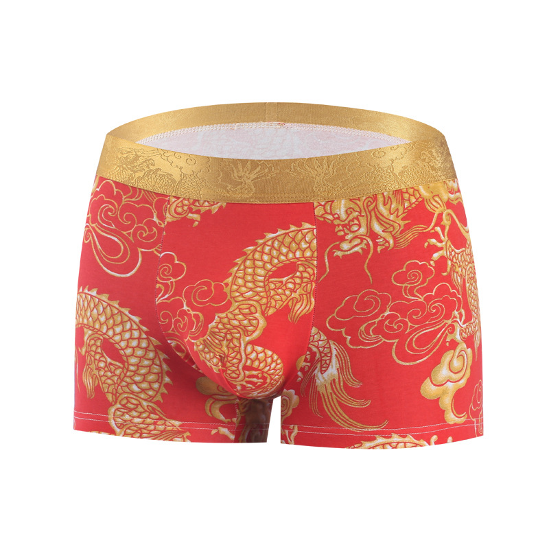 New2024 sous-vêtements pour hommes haut de gamme avec motif dragon, fesses relevables de grande taille, confortables sans couture, coins doux et plats_voghion.com
