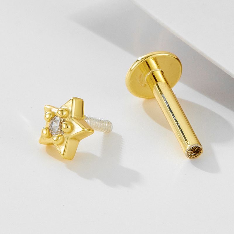 Gioielli da donna in argento sterling 925 con diamanti geometrici, opale, testa piatta, orecchini piercing per il corpo, gioielli di moda_voghion.com