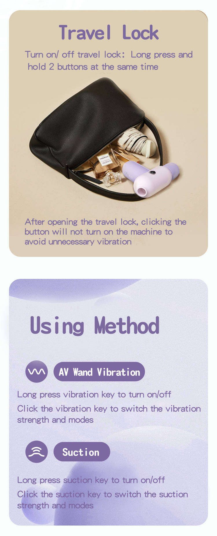 Saugen Av 2in1 Zauberstab Vibrator Für Frauen Dual Head Nippel Klitoris Stimulator Silikon Protable Massagegerät Ad_voghion.com