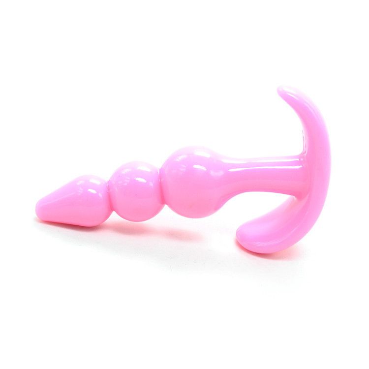Plug anal souple avec queue - Stimulateur de point G flexible pour couples (matériau gélifié)_voghion.com