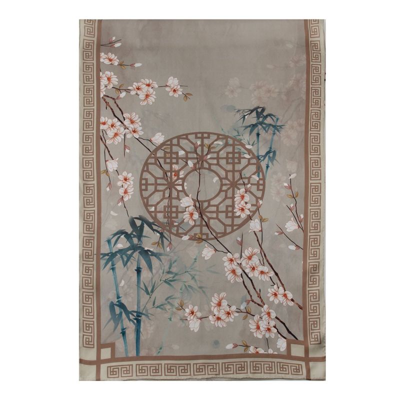 100 % echte Maulbeerseide, Seidenschal mit grünem Landschaftsdruck für Frühling und Sommer 2024, Sonnenschutzschal, als Geburtstagsgeschenk_voghion.com