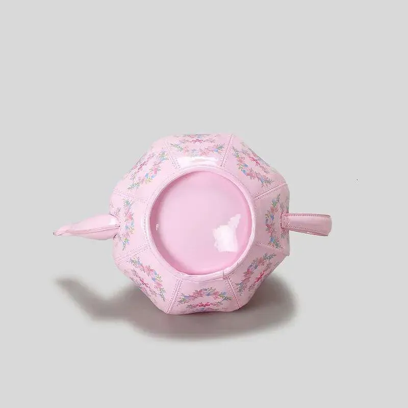 Bags Creative Vintage Printed Teapot Design Women Handbags Pearls Chains Shoulder Designer Crossbody Small Buckets Bag_voghion.com