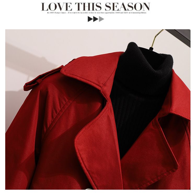 Trench da donna con cintura - Cappotto lungo oversize dalla vestibilità slim, elegante e giovanile, taglie forti, da ufficio e casual_voghion.com
