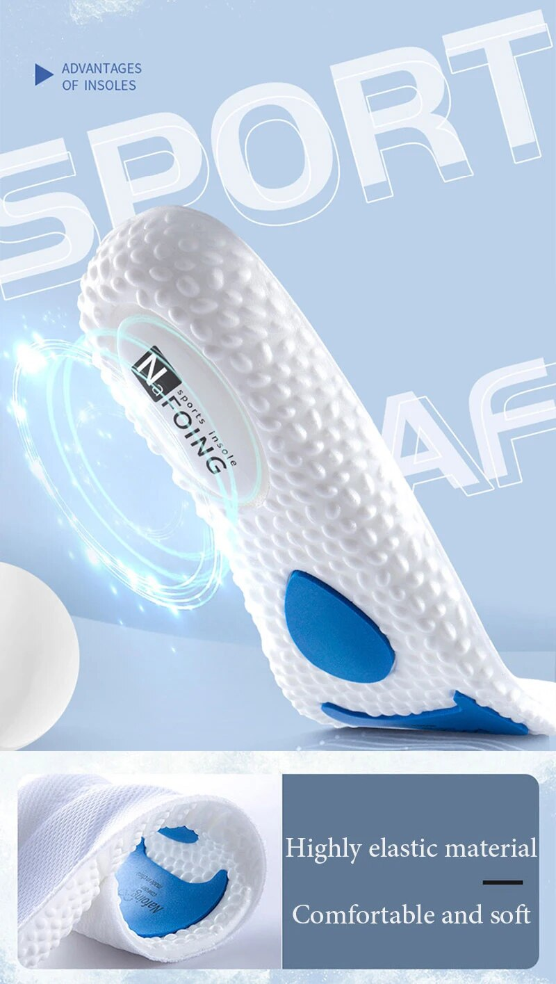 EVA-schoenen Zool Schok Orthopedische binnenzool Absorptie Deodorant Ademend kussen Hardloopinlegzolen voor voetboogondersteuning_voghion.com