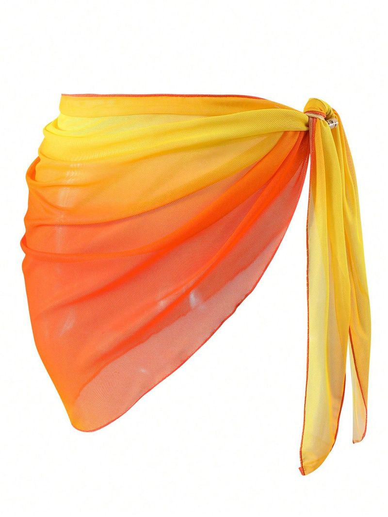 Vêtements pour femmes Nouveaux vacances Loisirs amples Vacances Bikini Tablier de plage Dégradé de couleurs Plusieurs couleurs_voghion.com