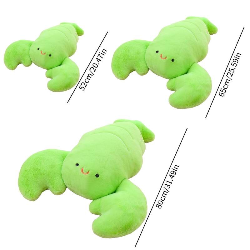 Nieuw schattig kreeft trendy pluchen speelgoed grappig en creatief knuffeldier om mee te slapen en te knuffelen, perfect cadeau_voghion.com