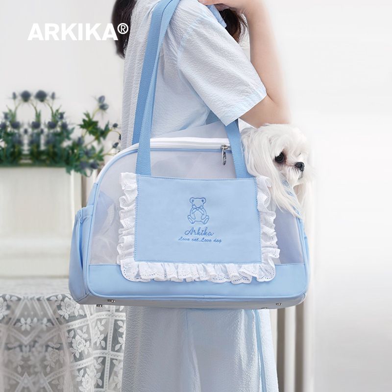 Borsa da viaggio per cani e gatti AK Four Seasons, leggera, traspirante, alla moda, di grande impatto visivo, portatile e pieghevole_voghion.com