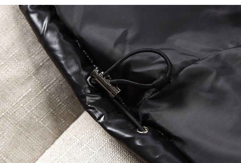 Winterjacke aus PU-Leder für Herren – Leichter Steppmantel mit abnehmbarer Kapuze, wasserabweisend und stylisch für die Freizeit_voghion.com