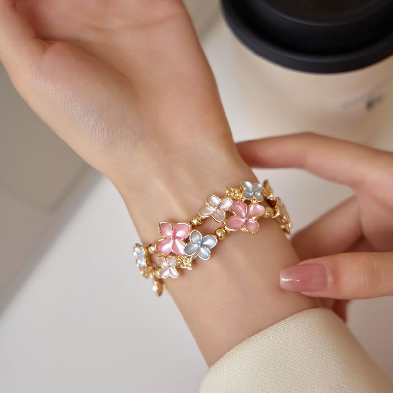 Iwatch Strap Se Colorful Flower Elastic Strap For Iwatch Watch Strap Se Women's Fashion Bracelet_voghion.com