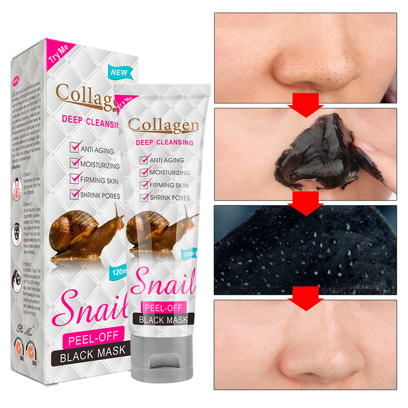 Mud Peimei Snigelfilm Rengöring Blackhead Shrinking Pore Rear ansiktsmask_voghion.com