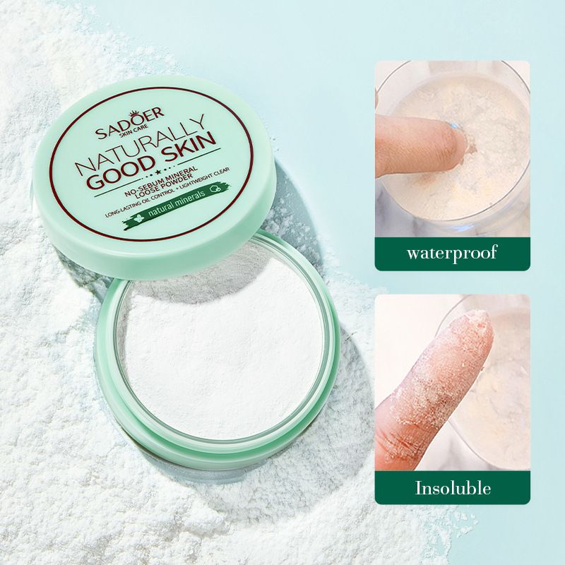 SADOER Mineral 5g Mint Erfrischendes Öl Kontrolle Leichtes Make-up Setting Honigpulver in Englisch_voghion.com