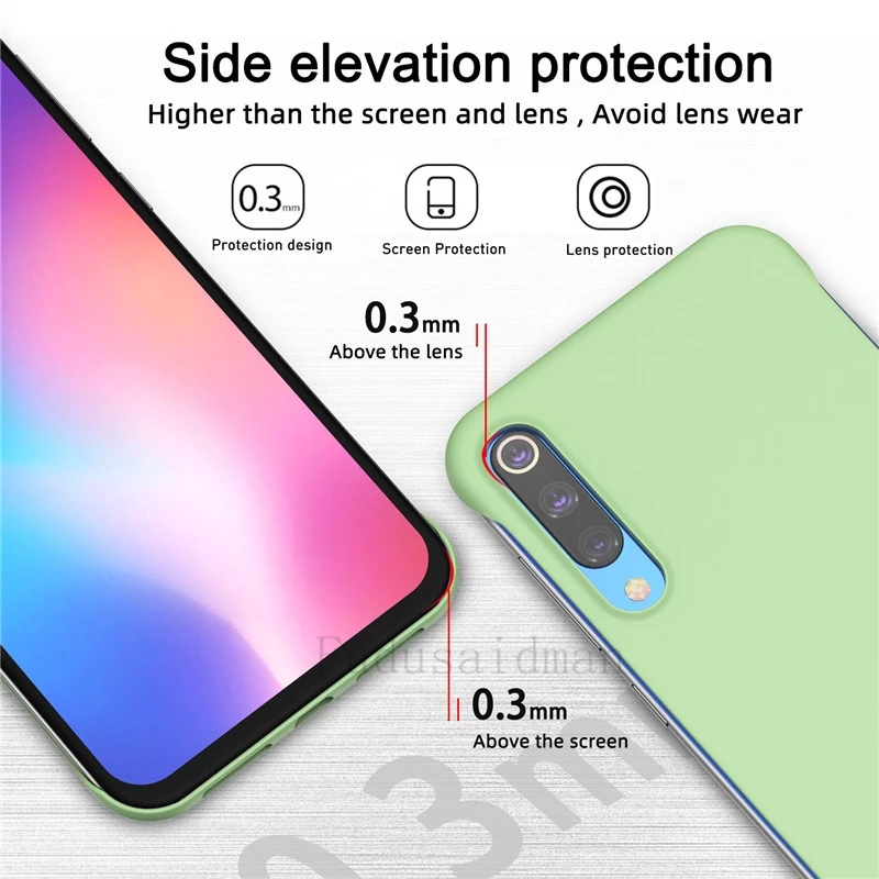 Clear Solid Color Anti-knock Fundas Case for XIAOMI Mi 12 12T 12S 11 Ultra 10 9 Lite SE 9T 10T 11T Pro Poco F3 F4 X4 GT Cover_voghion.com