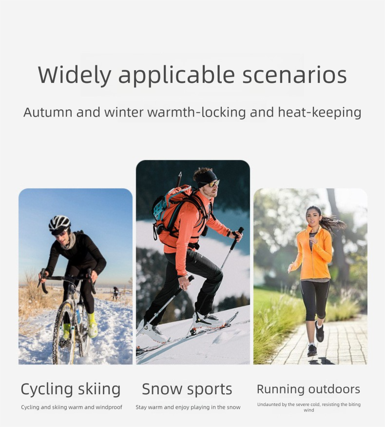 Scaldacollo antivento, per ciclismo all'aperto, caldo, per casco da moto, con cappuccio in pile, protezione dal freddo, maschera da sci invernale_voghion.com