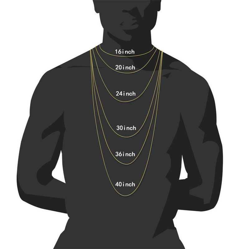 Hip-Hop-Halskette mit Anhänger für Herren, einfarbig, Legierungseinlage und Strasssteinen_voghion.com