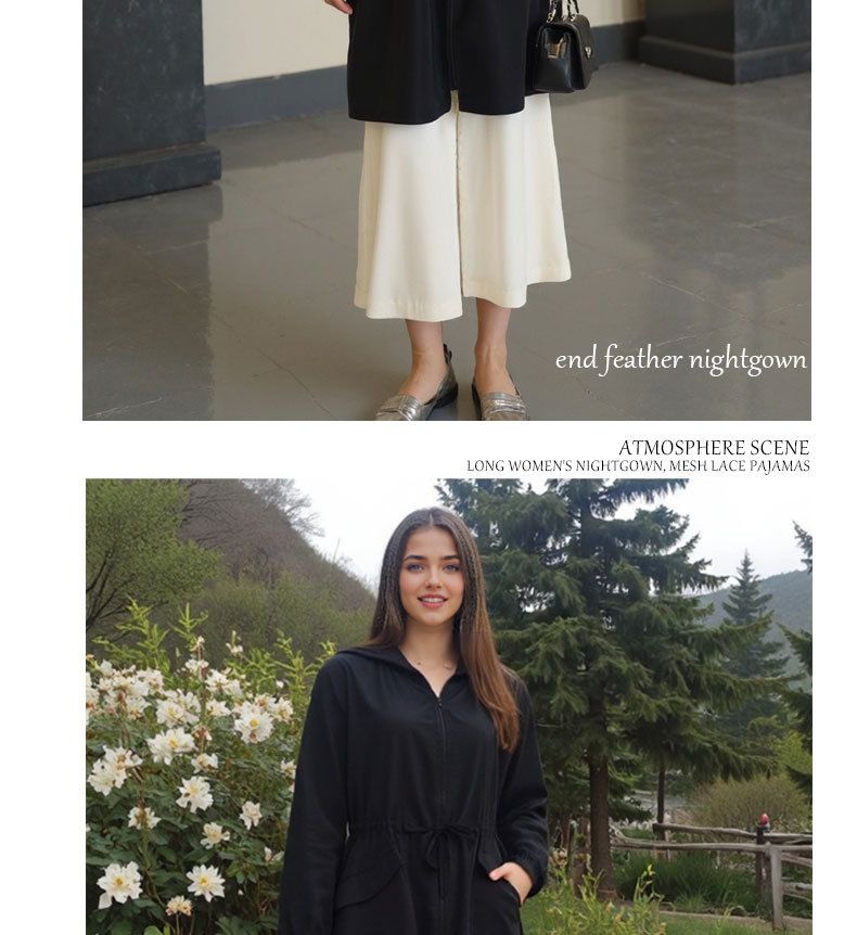 Trench sottile, casual e ampio, da donna, autunno, fresco ed elegante, di media lunghezza_voghion.com