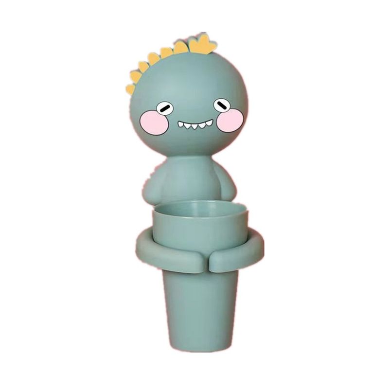 Porta spazzolino da denti per bambini, mensola da parete per neonati, tazza per collutorio, set per lavaggio di tazze per spazzolino da denti con simpatici cartoni animati_voghion.com