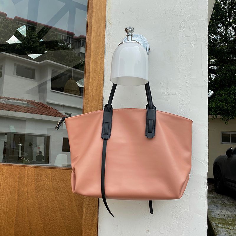 Neue Koreanische version PU leder wasserdicht weiche oberfläche einfache tote casual große kapazität einzelnen schulter tasche,_voghion.com