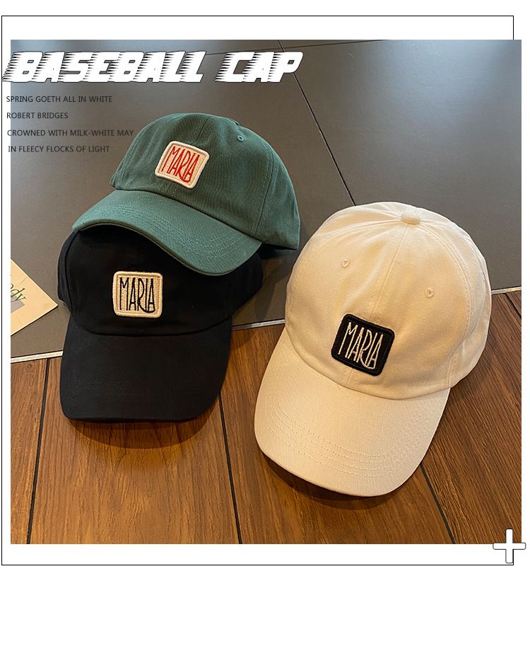 Chic Baseball Women's Korean Fashion Brand Instagram Show Face Small Versatile Summer Street Trendy Duck Tongue Hat_voghion.com