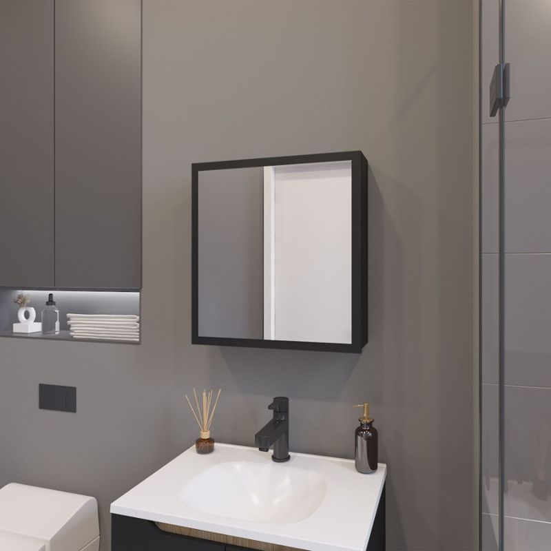 Included Door Cabinet With Morenci Medicine 1 Black Mirror And_voghion.com