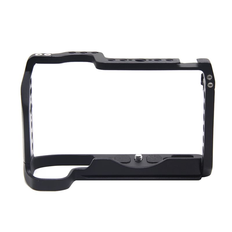 Gabbia per fotocamera DSLR Canon EOS RP con fori filettati da 1/4 per attacco luce di riempimento microfono Magic Arm_voghion.com