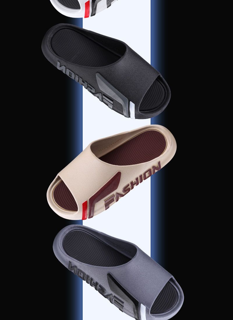 Pantofole da uomo estive per interni, casa, bagno, antiscivolo, da indossare all'aperto, con suola spessa, resistenti all'usura_voghion.com