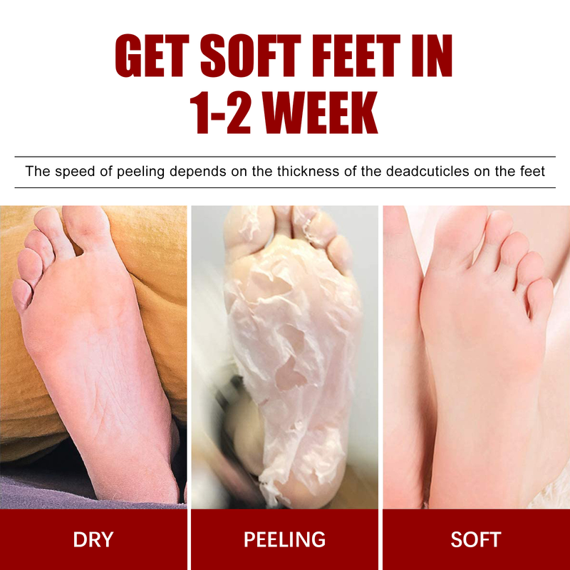Jaysuing Exfolating Foot Mask, Tender Skin To Moist Calluses To Exfoliate Dead Skin Hydrating Foot Care_voghion.com