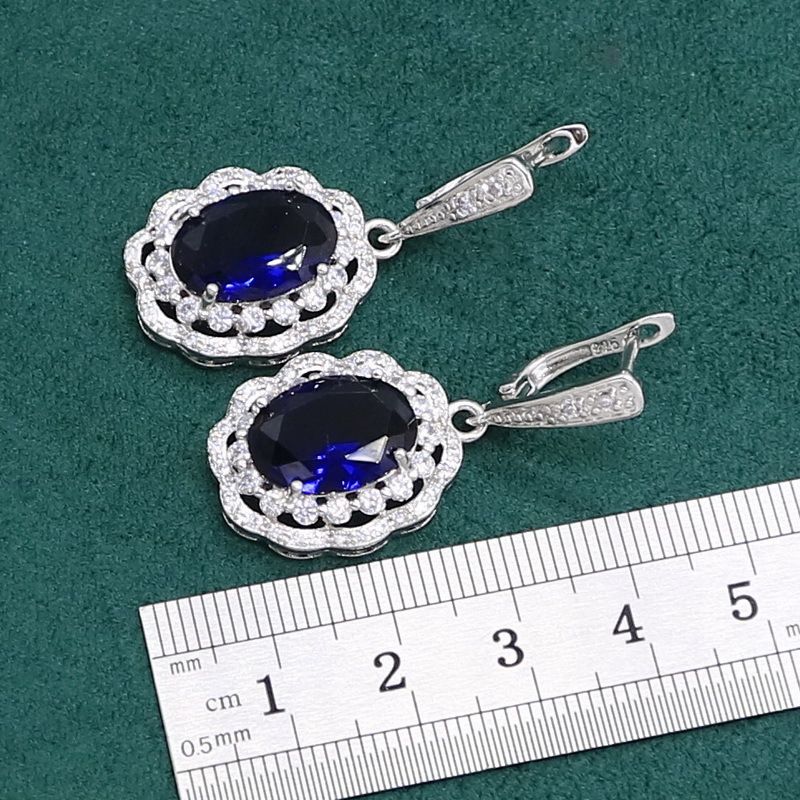 Women's Jewelry Set - Hypoallergenic AAA Zircon Necklace, Earrings & Ring Vintage Style With Cross/Crown/Roman Numeral Designs_voghion.com